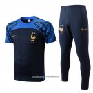 Tracksuit France 2022-2023 Short Sleeve Blue