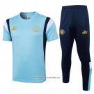 Tracksuit Manchester City 2023-2024 Short Sleeve Blue