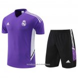 Tracksuit Real Madrid 2022-2023 Short Sleeve Purpura - Shorts