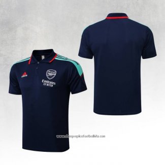 Arsenal Shirt Polo 2022-2023 Blue