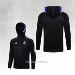 Chaqueta con Capucha del Real Madrid 2022-2023 Black