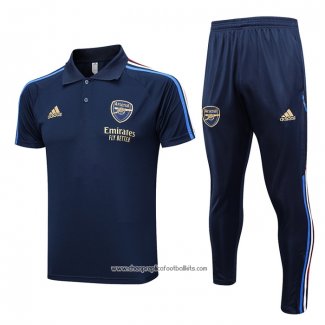 Conjunto Polo Arsenal 2023-2024 Blue