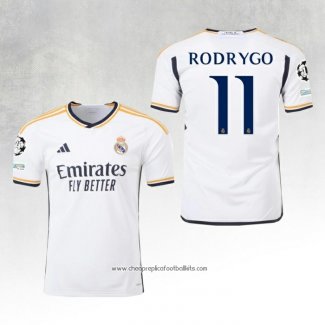 Real Madrid Player Rodrygo Home Shirt 2023-2024