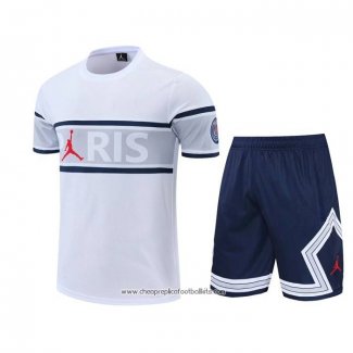 Tracksuit Paris Saint-Germain 2022-2023 Short Sleeve White - Shorts