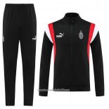 Jacket Tracksuit AC Milan 2023-2024 Kid Black