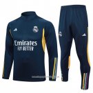 Sweatshirt Tracksuit Real Madrid 2023-2024 Blue