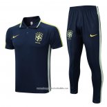 Conjunto Polo Brazil 2022-2023 Blue Oscuro