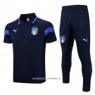 Conjunto Polo Italy 2022-2023 Blue Marino