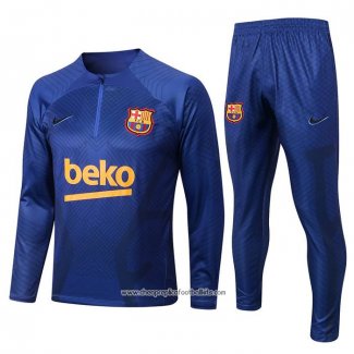 Sweatshirt Tracksuit Barcelona 2022-2023 Blue