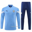 Sweatshirt Tracksuit Manchester City 2022-2023 Blue