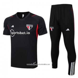 Tracksuit Sao Paulo 2023-2024 Short Sleeve Black