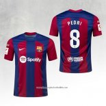 Barcelona Player Pedri Home Shirt 2023-2024