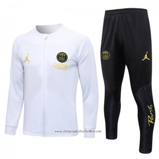 Jacket Tracksuit Paris Saint-Germain Jordan 2023-2024 Kid White