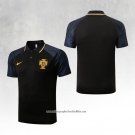 Portugal Shirt Polo 2022-2023 Black