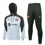 Sweatshirt Tracksuit Barcelona 2023-2024 Kid Grey Claro