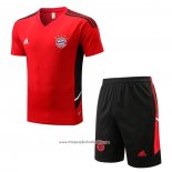 Tracksuit Bayern Munich 2022-2023 Short Sleeve Red - Shorts