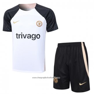 Tracksuit Chelsea 2023-2024 Short Sleeve White - Shorts