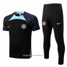 Tracksuit Inter Milan 2022-2023 Short Sleeve Black