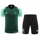 Tracksuit Algeria 2023-2024 Short Sleeve Green - Shorts