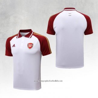 Arsenal Shirt Polo 2022-2023 White