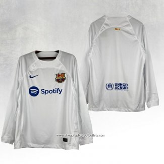 Barcelona Away Shirt 2023-2024 Long Sleeve