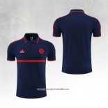 Bayern Munich Shirt Polo 2022-2023 Blue