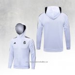 Chaqueta con Capucha del Real Madrid 2022-2023 White