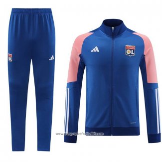 Jacket Tracksuit Lyon 2023-2024 Blue