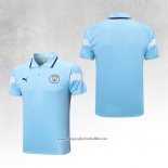 Manchester City Shirt Polo 2022-2023 Blue